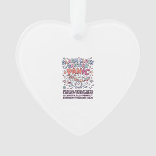 Unicorn Alarm Clock Unicorn Panic Bold Typography Ornament