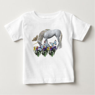 Unicorn And Butterflies Baby T-Shirt