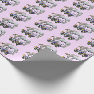 Unicorn And Butterflies    Wrapping Paper