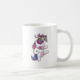 Unicorn and cat friends coffee mug