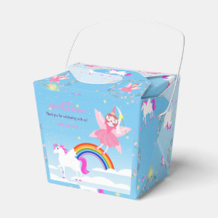 Unicorn and Fairy Magic Birthday Party Favour Box