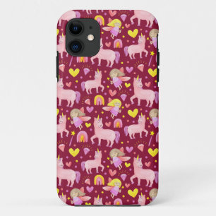 Unicorn and Fairy Patterned iPhone 11 Case