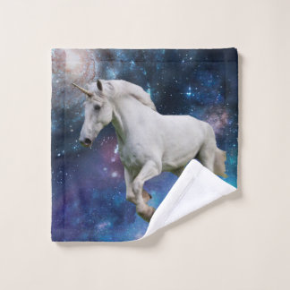 Unicorn and Galaxy Bath Towel Set