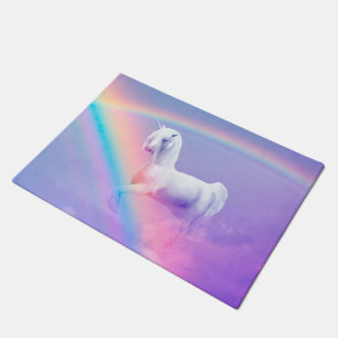 Unicorn and Rainbow Doormat