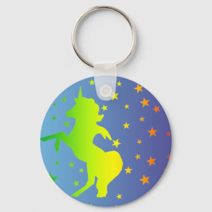 " Unicorn and Stars " Key Ring