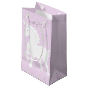 Unicorn and Stars Small Gift Bag