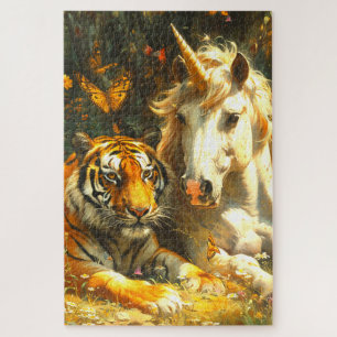 Unicorn and Tiger Jigsaw Puzzle