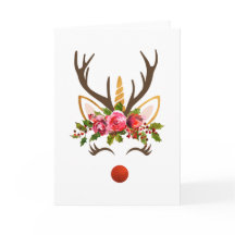 Unicorn Antler / Christmas Flowers