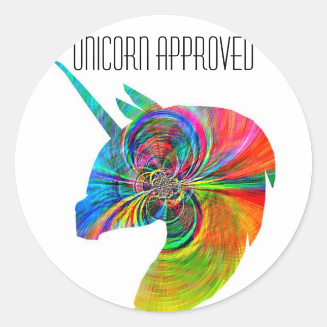 Unicorn Approved Sticker (Front)