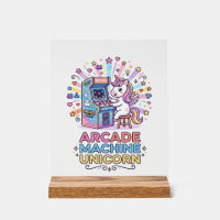 Unicorn Arcade Machine Unicorn Print Ready POD Art
