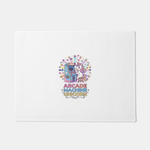 Unicorn Arcade Machine Unicorn Print Ready POD Art Doormat