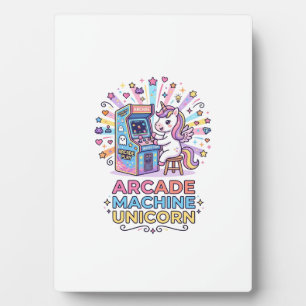 Unicorn Arcade Machine Unicorn Print Ready POD Art Plaque