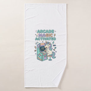 Unicorn Arcade Magic Activated Trendy Product Grap Bath Towel