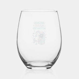 Unicorn Arcade Magic Activated Trendy Product Grap Stemless Wine Glass