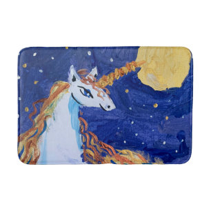 Unicorn "Art by Kids" Bath Mat