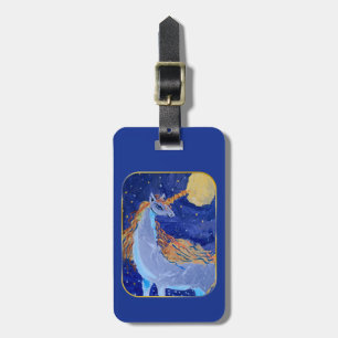 Unicorn "Art by Kids" Luggage Tag