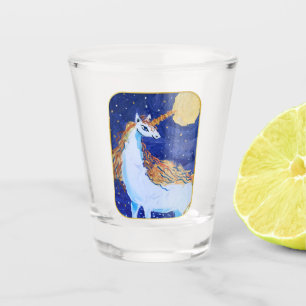 Unicorn "Art by Kids" Shot Glass