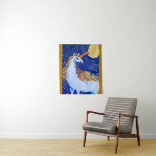 Unicorn "Art by Kids" Tapestry
