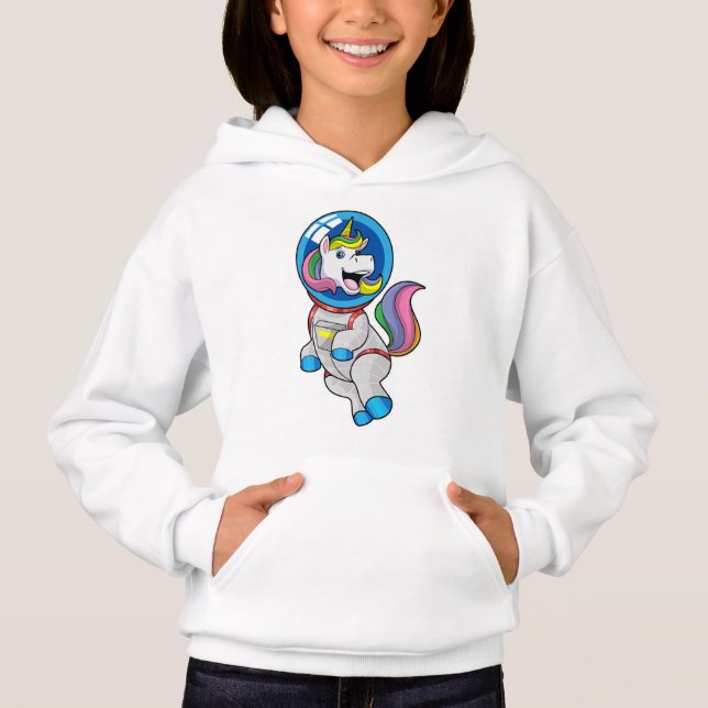 Unicorn as Astronaut in Space (Front)