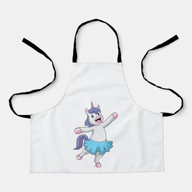 Unicorn as Ballerina at Ballet Apron (Front)