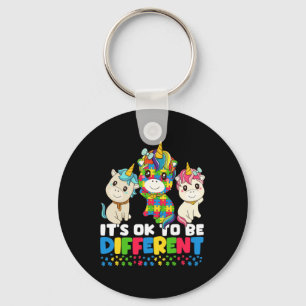 Unicorn Autism Awareness Key Ring