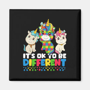 Unicorn Autism Awareness Magnet