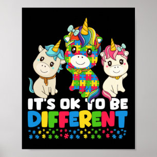Unicorn Autism Awareness  Poster