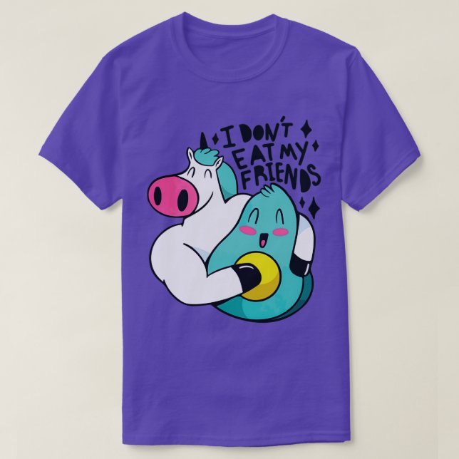 unicorn avocado friends T-Shirt (Design Front)
