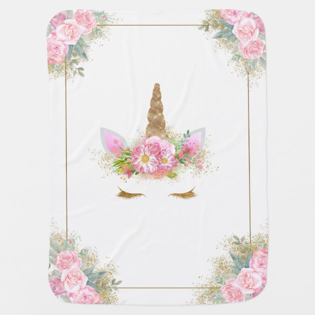 unicorn baby blanket