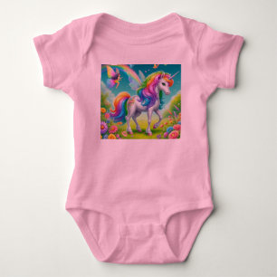 unicorn baby bodysuit