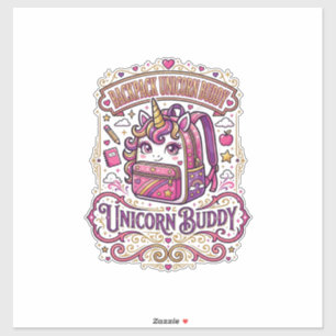 Unicorn Backpack Unicorn Buddy Stylish Merch Desig