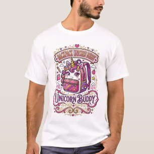 Unicorn Backpack Unicorn Buddy Stylish Merch Desig T-Shirt