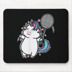 Unicorn Badminton Mouse Mat