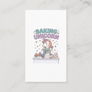 Unicorn Baking Unicorn Trendy Product Graphic_1 Business Card