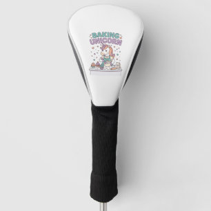 Unicorn Baking Unicorn Trendy Product Graphic_1 Golf Head Cover