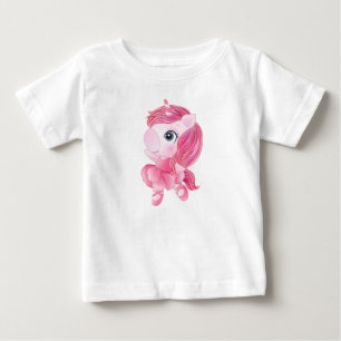 Unicorn Ballerina Baby T-Shirt