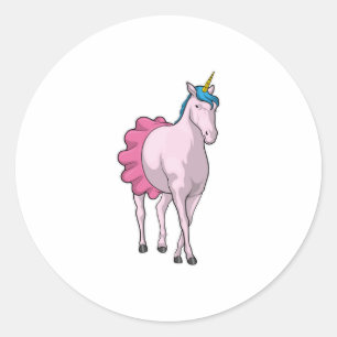 Unicorn Ballerina Ballet Classic Round Sticker