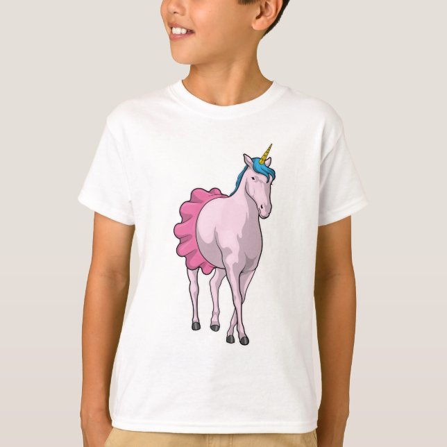 Unicorn Ballerina Ballet T-Shirt (Front)