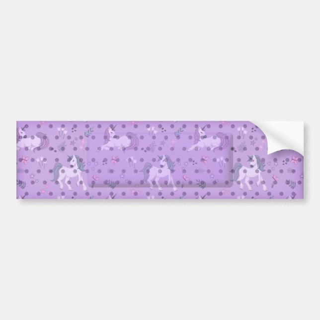 Unicorn Bandage Band Aid Bumper Sticker (Front)