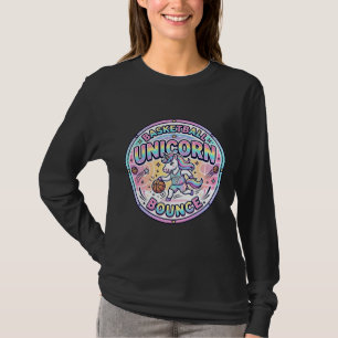 Unicorn Basketball Unicorn Bounce Funny Shirt Grap