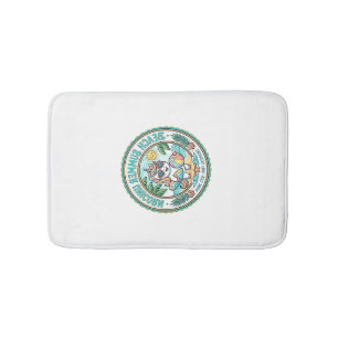 Unicorn Beach Summer Unicorn POD Ready Apparel Gra Bath Mat