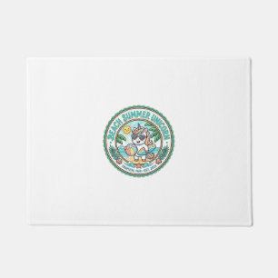 Unicorn Beach Summer Unicorn POD Ready Apparel Gra Doormat