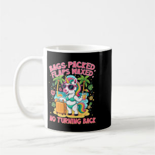 Unicorn Beach Vacation Ready Funny Travel Coffee Mug