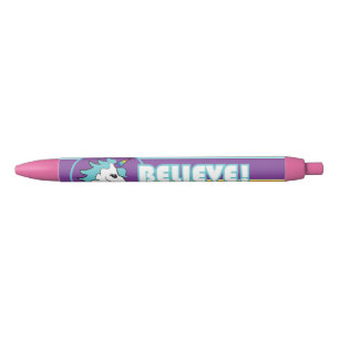 Unicorn "BELIEVE!" Black Ink Pen