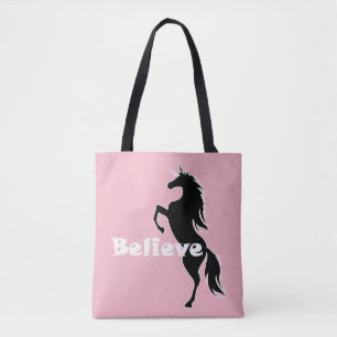 Unicorn Believe Design - Custom All-Over-Print Tot Tote Bag