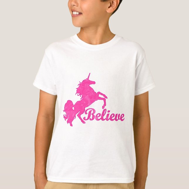 Unicorn, Believe T-Shirt (Front)
