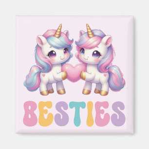 Unicorn Besties Best Friends Forever Magnet