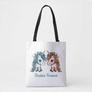 Unicorn Besties Forever Tote Bag