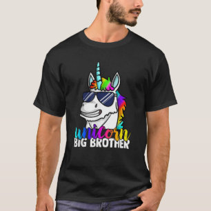 Unicorn Big Brother Brothercorn Bro of Sister Chri T-Shirt