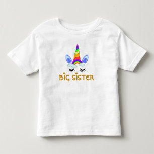 Unicorn Big Sister/ Little sister baby Toddler T-Shirt